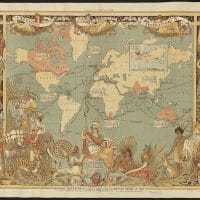  | Imperial Federation Map of the World Showing the Extent of the British Empire in 1886 Boston Public Library | MR Online