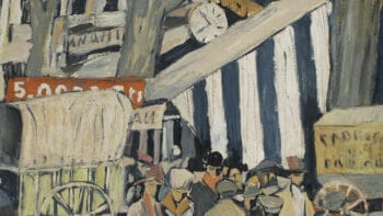 Joaquín Torres García Uruguay Entoldado La Feria Canopy The Fair 1917