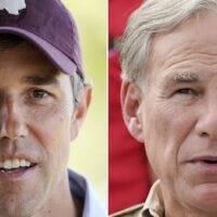 Beto O'Rourke and Texas Gov. Greg Abbott. (AP Photo)